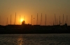 Mouillés devant la digue du port de Rhodes